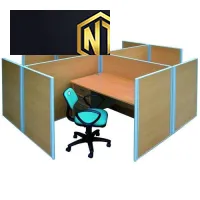 VÁCH NGĂN VĂN PHÒNG GỖ ĐƠN GIẢN